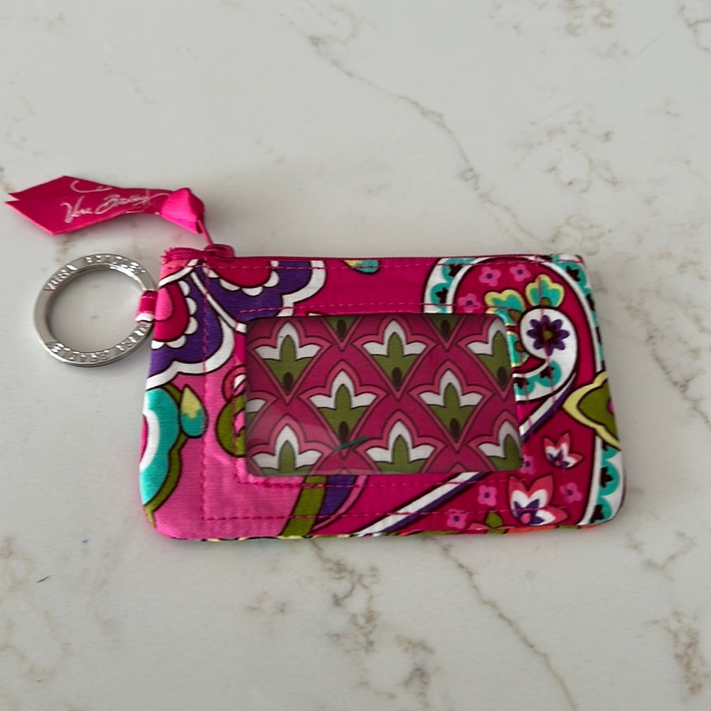 Vera Bradley brand new key chain change purse
